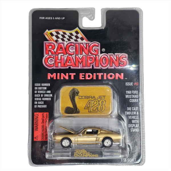 Racing Champions - 1968 Ford Mustang Cobra - 1996 Mint Edition Series