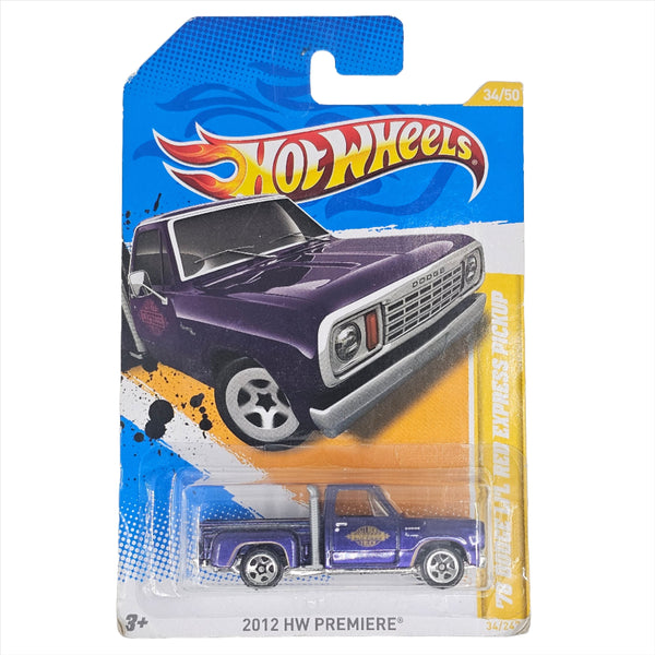 Hot Wheels - '78 Dodge Lil' Red Express Truck - 2012