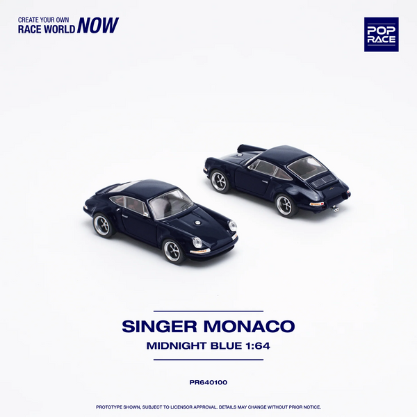 Pop Race - Porsche Singer Monaco - Midnight Blue *Pre-Order*