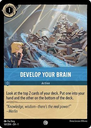 Lorcana - Develop Your Brain - 161/204 - Common - The First Chapter