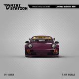 Mini Station - Porsche 911 (964) RWB - Purple w/ Figure