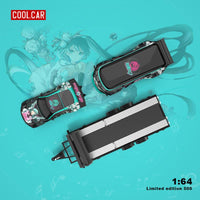 Time Micro x Cool Car - VW T1 & Nissan 350z Trailer Set "Hatsune Miku" *Pre-Order Sold-Out*