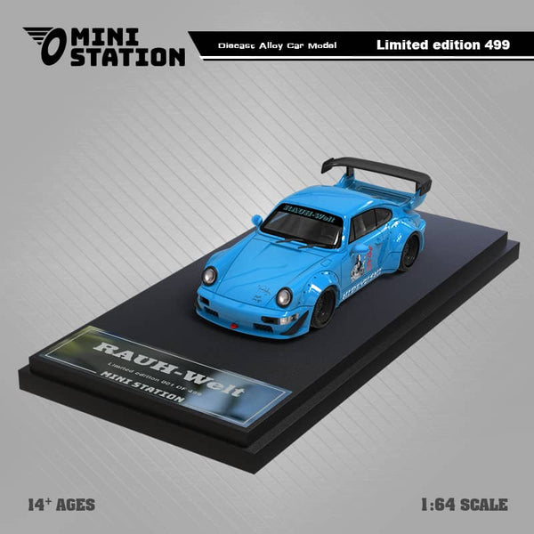 Mini Station - Porsche 911 (964) RWB - Blue