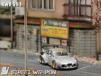 Street Weapon - Porsche 911 (993) RWB - Silver *Pre-Order*