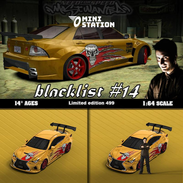 Mini Station - Blacklist #14 Lexus "Need For Speed Most Wanted" w/ Figure *Pre-Order*