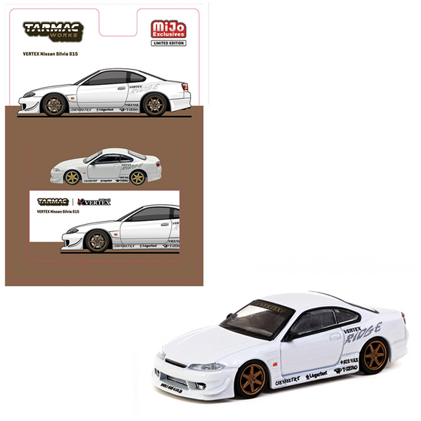 Tarmac Works - Vertex Nissan Silvia S15 – White *Pre-Order*