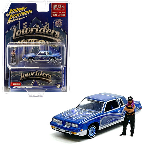 Johnny Lightning X American Diorama - 1984 Oldsmobile Cutlass w/ Figure - 2024 Lowriders Series
