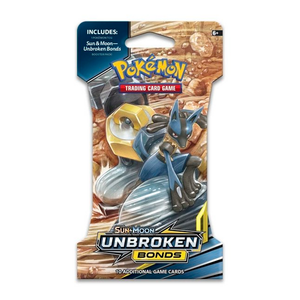 Pokemon - Sleeved Booster Pack - Sun & Moon: Unbroken Bonds Series