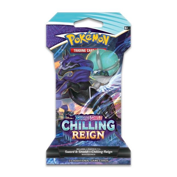 Pokemon - Sleeved Booster Pack - Sword & Shield: Chilling Reign Series