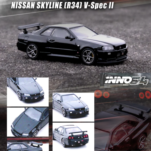 INNO64 - Nissan Skyline GT-R (R34) V-Spec II - Black