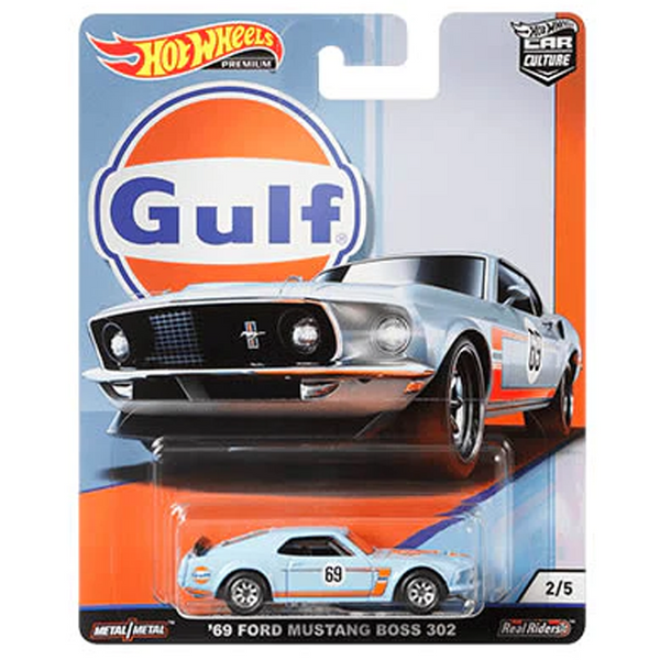 Hot Wheels - '69 Ford Mustang Boss 302 - 2019 Gulf Series