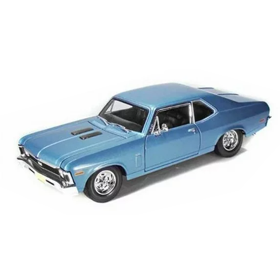 Maisto - 1970 Chevrolet Nova SS - Blue *1/24 Scale*