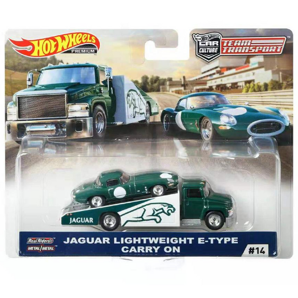 Hot Wheels - Jaguar Lightweight E-Type / Carry On - 2019 Team Transport Series