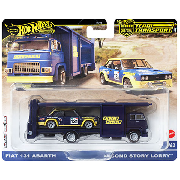 Hot Wheels - Fiat 131 Abarth & Second Story Lorry - 2024 Team Transport Series