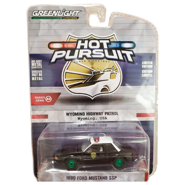 Greenlight - 1990 Ford Mustang SSP - 2023 Hot Pursuit Series 43 *Chase*