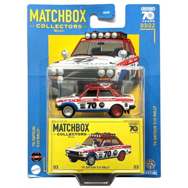 Matchbox - '70 Datsun 510 Rally - 2023 Collectors Series