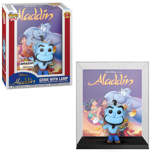 Funko - Genie with Lamp (Aladdin) - VHS Cover Pop! Vinyl Figure *Amazon Exclusive*