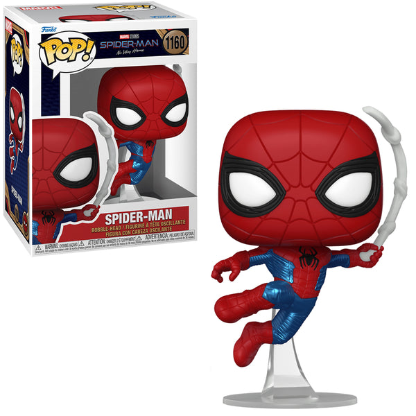 Funko - Spider-Man (Spider-Man No Way Home) - Bobble-Head Pop! Vinyl Figure *Pop in a Box Exclusive*