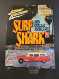 Johnny Lightning - 1959 Cadillac Ambulance - 2022 Surf Shark Series *Hobby Exclusive*
