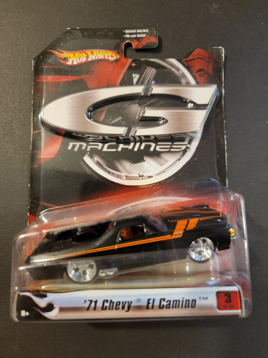 Hot Wheels - '71 Chevy El Camino - 2007 G Machines Series *1⁄50 Scale* –  Top Collectibles