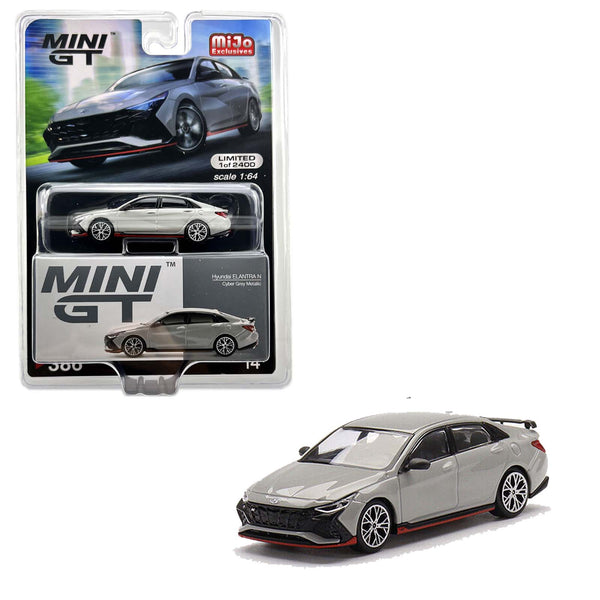 Mini GT - Hyundai Elantra N - Cyber Gray Metallic