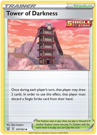 Pokemon - Tower of Darkness - 137/163 - Uncommon - Sword & Shield: Battle Styles Singles