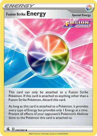 Pokemon - Fusion Strike Energy - 244/264 - Uncommon - Sword & Shield: Fusion Strike Series