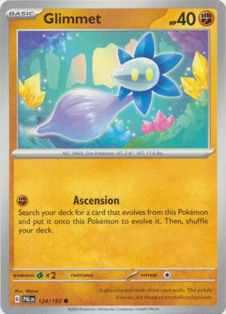 Pokemon - Glimmet - 124/193 - Common - Scarlet & Violet: Paldea Evolved Series