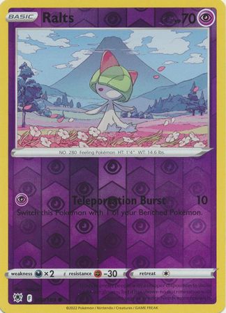 Pokemon - Ralts - 060/189 - Common Reverse Holo - Sword & Shield: Astral Radiance Series