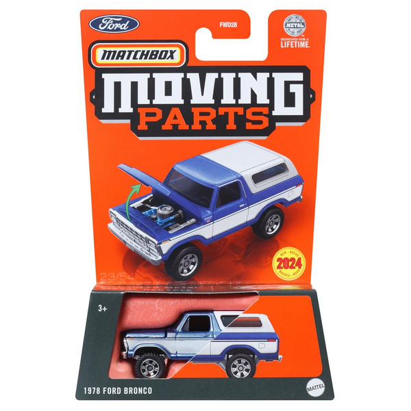 Matchbox - 1978 Ford Bronco - 2024 Moving Parts Series