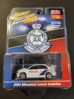 Johnny Lightning - 2004 Mitsubishi Lancer Evolution - 2020 Malaysian Police Series