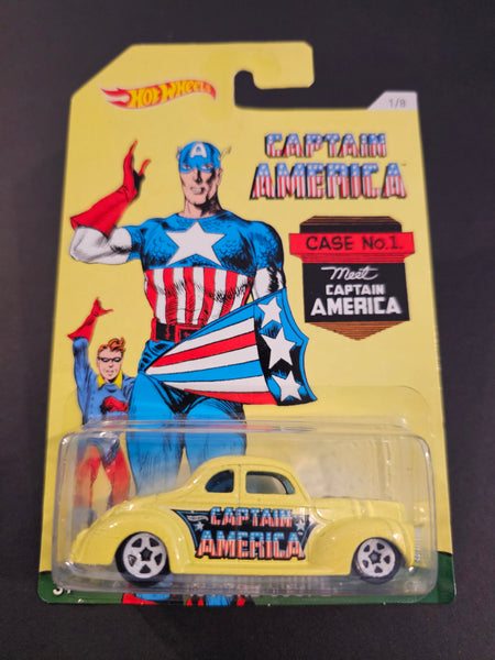 Hot Wheels - '40 Ford Coupe - 2016 Captain America Series