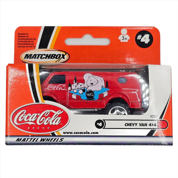 Matchbox - Chevy Van 4x4 - 2001 Coca-Cola Series