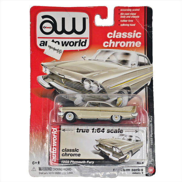 Auto World - 1958 Plymouth Fury - 2016 Classic Chrome Series
