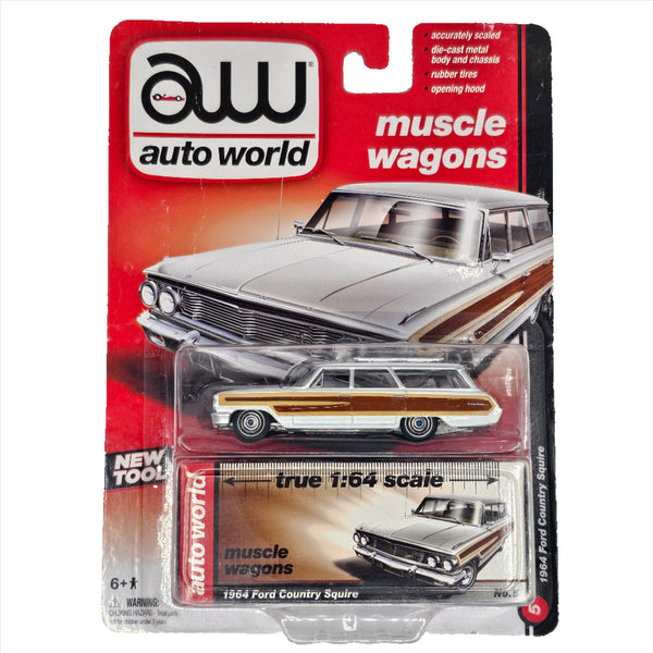 Auto World - 1964 Ford Country Squire - 2013 Muscle Wagons Series