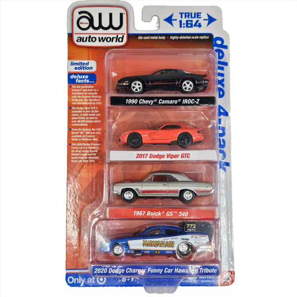 Auto World - Deluxe 4-Pack - 2022 *Target Exclusive*