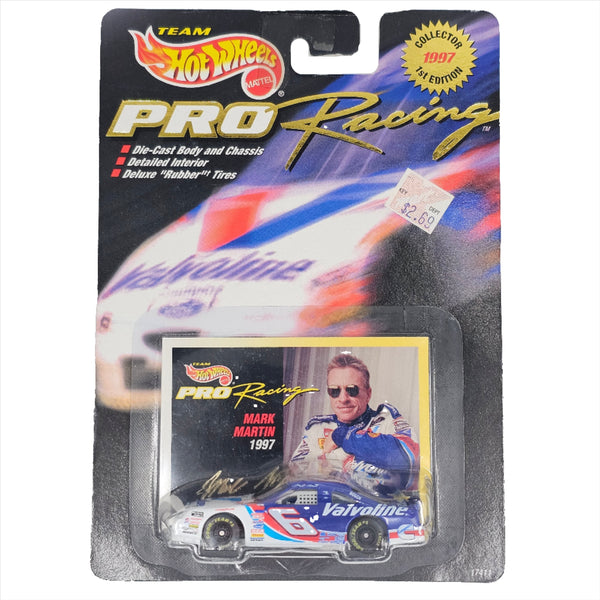 Hot Wheels - Ford Thunderbird Stock Car - 1997 Pro Racing Collector 1st Edition Series