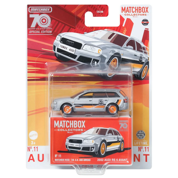 Matchbox - Audi RS6 Avant - 2023 70th Anniversary Series
