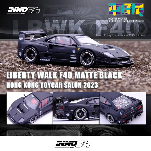 INNO64 - Ferrari F40 Liberty Walk *Hong Kong Toy Car Salon 2023 Exclusive* - Sealed, Possibility of a Chase