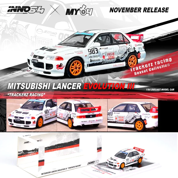 INNO64 x MY64 - Mitsubishi Lancer Evolution III "Trackerz Racing"