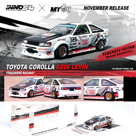 INNO64 x MY64 - Toyota AE86 Levin "Trackerz Racing"