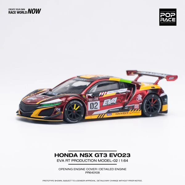 Pop Race - Honda NSX GT3 - EVO22 EVA RT Production Model-02 *Pre-Order*