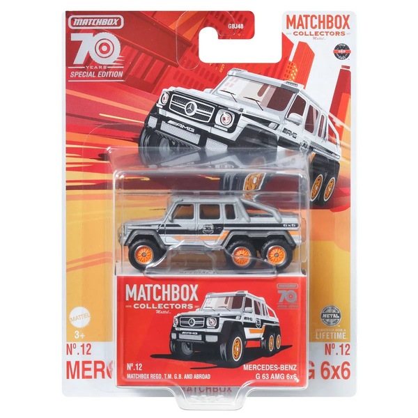 Matchbox - Mercedes-Benz G63 AMG 6x6 - 2023 70th Anniversary Series