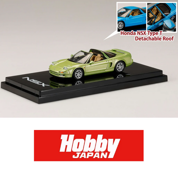 Hobby Japan - Honda NSX Type T w/ Detachable Roof - Lime Green Metallic