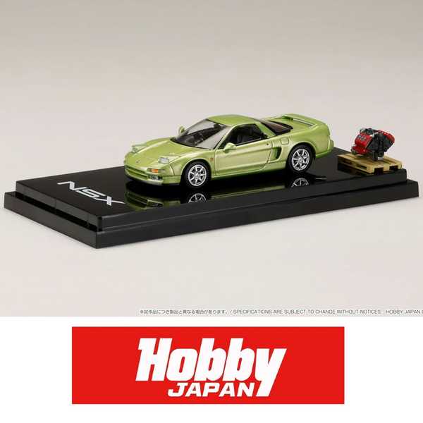 Hobby Japan - Honda NSX Coupe w/ Engine Display - Lime Green Metallic
