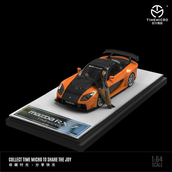 Time Micro - Mazda RX-7 w/ Hans Figure - Tribute To Classics Series