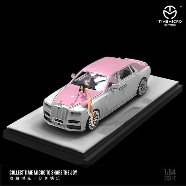 Time Micro - Rolls-Royce Phantom "Mansory" - Pink w/ Figure
