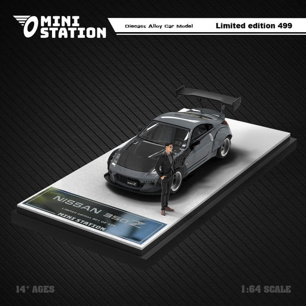 Mini Station - Nissan 350Z "Fast & Furious Tokyo Drift" w/ Drift King Figure