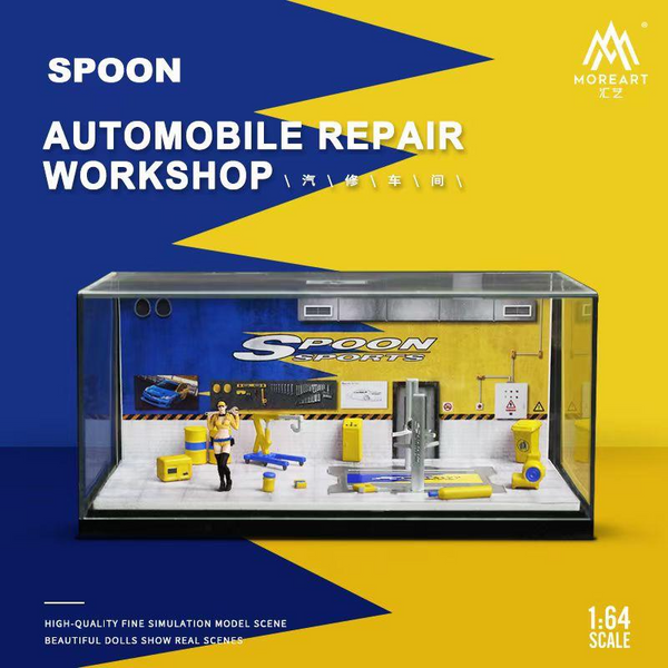 MoreArt - Automobile Repair Workshop Diorama "Spoon"