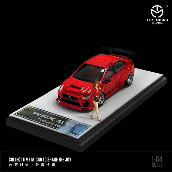 Time Micro - Subaru WRX STi Widebody - Red w/ Figure